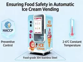 Garantizar la seguridad alimentaria en la venta automática de helados: una guía completa